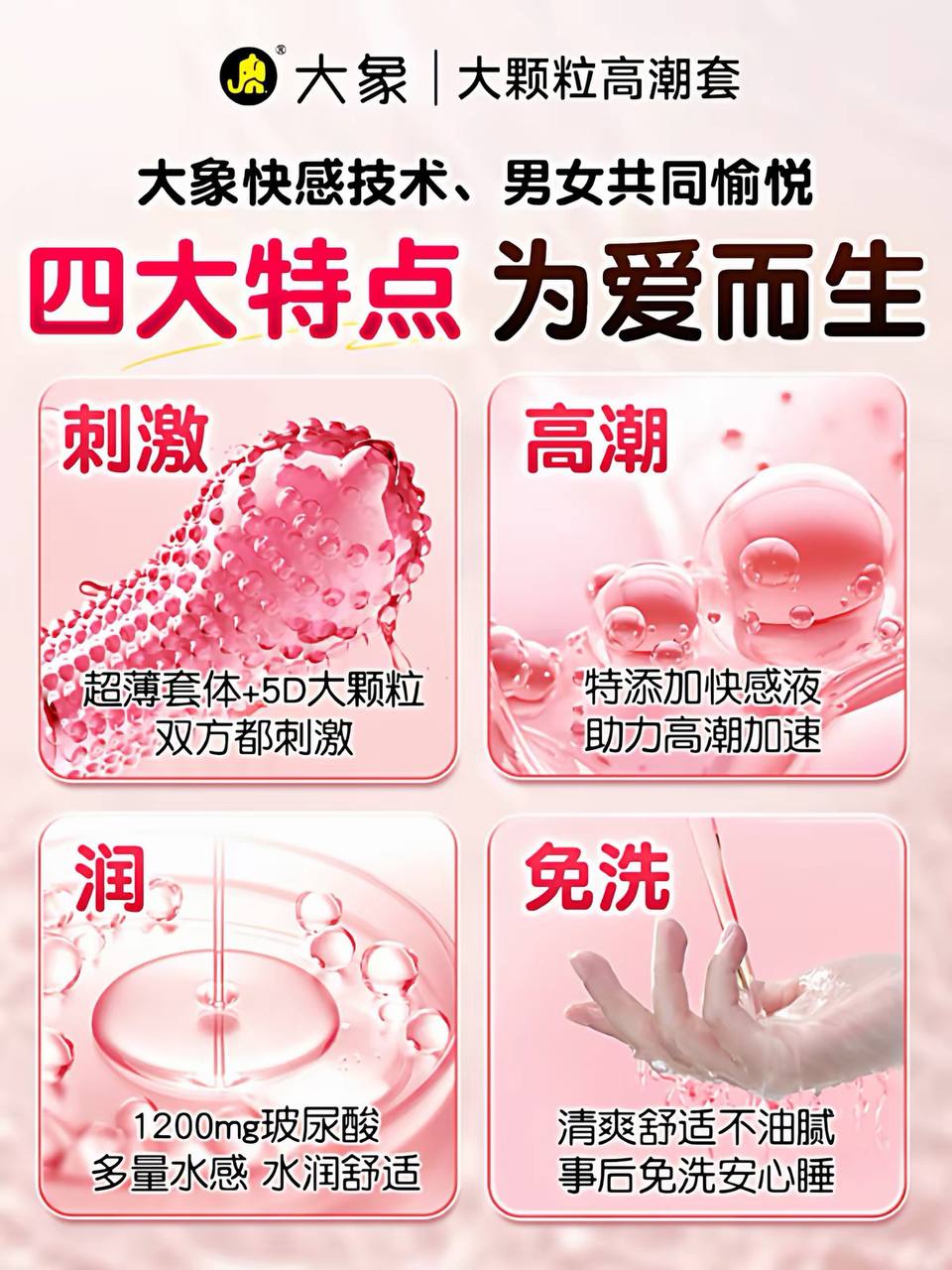 大象情趣避孕套详情图